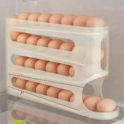 Rangement Oeufs - RollingEggRack™ - Beige - Mon univers - cuisine